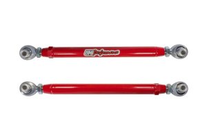 Chevrolet Camaro Alignment Toe Arms - Rear - UMI Performance - Adjustable, Race Quality Rod Ends - Red - `16-`24